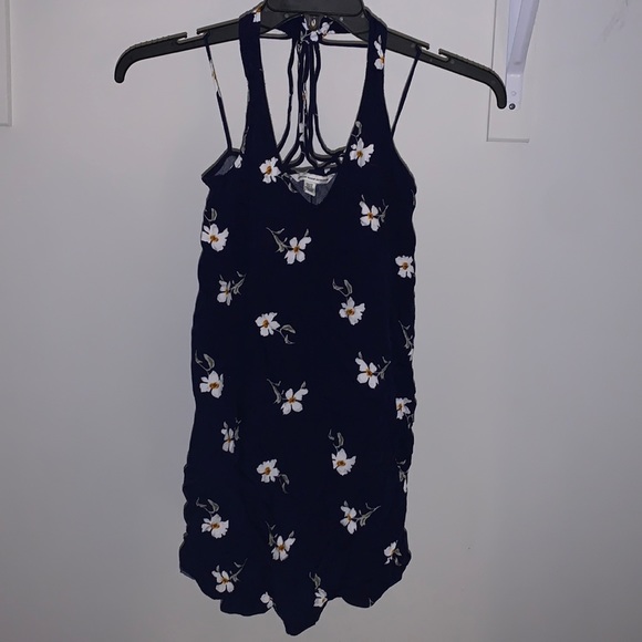 Xs navy and floral dress from American eagle - Picture 1 of 3
